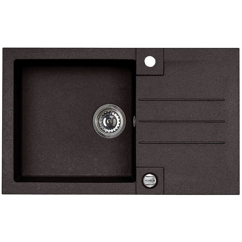 КУХНЕНСКА МИВКА ROCK 130 ЧЕРНА КУХНЕНСКА МИВКА ROCK 130 ЧЕРНА