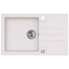 КУХНЕНСКА МИВКА ROCK 130 БЯЛА КУХНЕНСКА МИВКА ROCK 130 БЯЛА