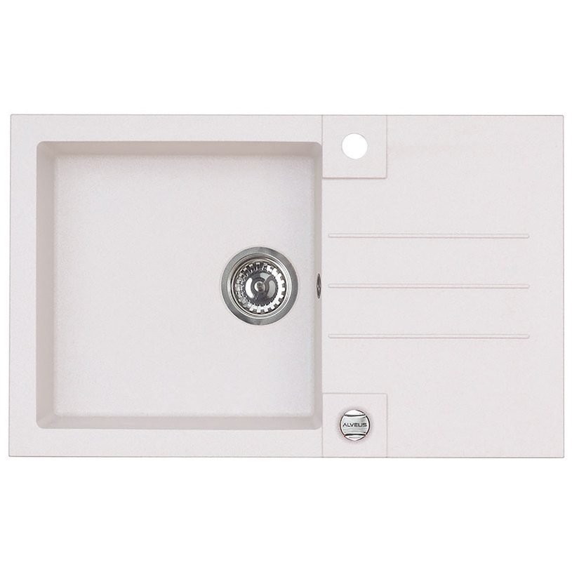 КУХНЕНСКА МИВКА ROCK 130 БЯЛА КУХНЕНСКА МИВКА ROCK 130 БЯЛА