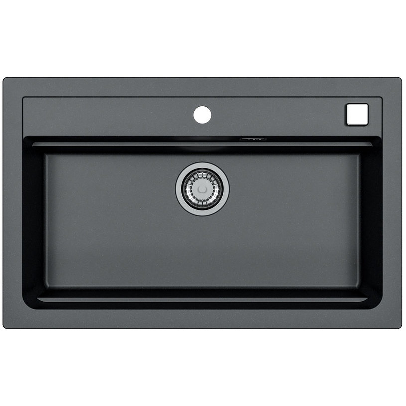 **КУХНЕНСКА МИВКА ATROX 40 ЧЕРНА @ **КУХНЕНСКА МИВКА ATROX 40 ЧЕРНА @