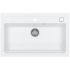 **КУХНЕНСКА МИВКА ATROX 40 БЯЛА @ **КУХНЕНСКА МИВКА ATROX 40 БЯЛА @