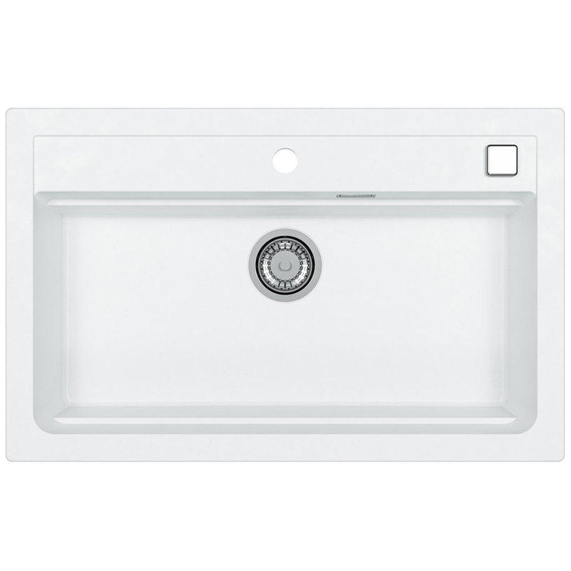 **КУХНЕНСКА МИВКА ATROX 40 БЯЛА @ **КУХНЕНСКА МИВКА ATROX 40 БЯЛА @