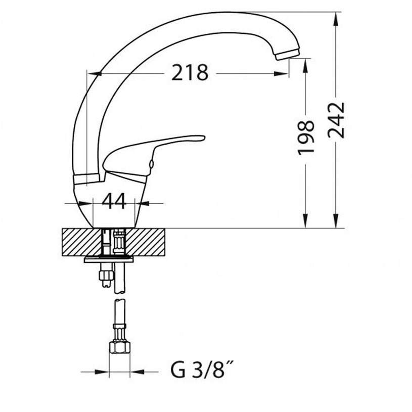**КУХНЕНСКИ СМЕСИТЕЛ DIANA БЯЛ@ **КУХНЕНСКИ СМЕСИТЕЛ DIANA БЯЛ@