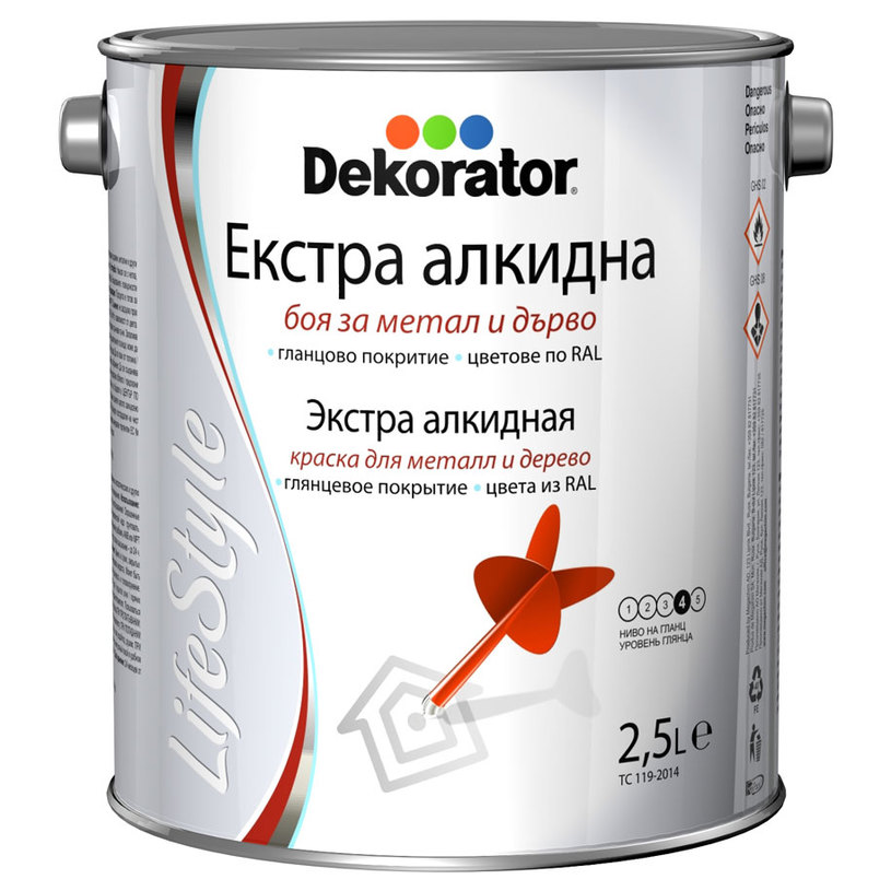 DEKORATOR ЕКСТРА АЛКИДНА RAL 1001 2.5 L DEKORATOR ЕКСТРА АЛКИДНА RAL 1001 2.5 L