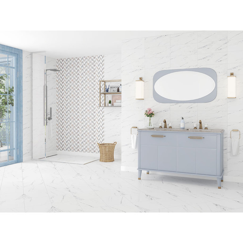 *ФАЯНС ДЕКОР ЕЛАДА БЯЛА 20Х50 1.30^^ *ФАЯНС ДЕКОР ЕЛАДА БЯЛА 20Х50 1.30^^