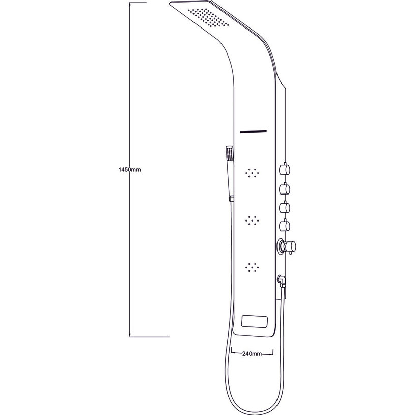 ХИДРОМАСАЖЕН ПАНЕЛ БЕЙЛИ ДИСПЛ. 3635NЕW@ ХИДРОМАСАЖЕН ПАНЕЛ БЕЙЛИ ДИСПЛ. 3635NЕW@