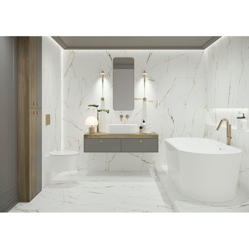 *ГРАНИТОГРЕС KLARO WHITE 59.7X119.7 1.43 *ГРАНИТОГРЕС KLARO WHITE 59.7X119.7 1.43