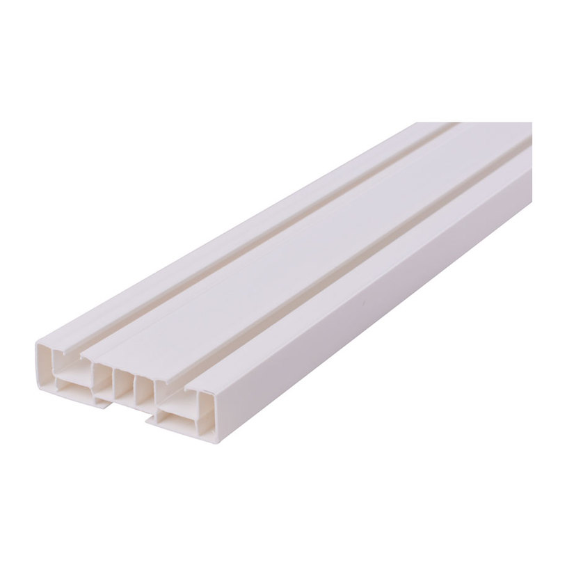 PVC КОРНИЗ 2-КАНАЛЕН 200 СМ. PVC КОРНИЗ 2-КАНАЛЕН 200 СМ.