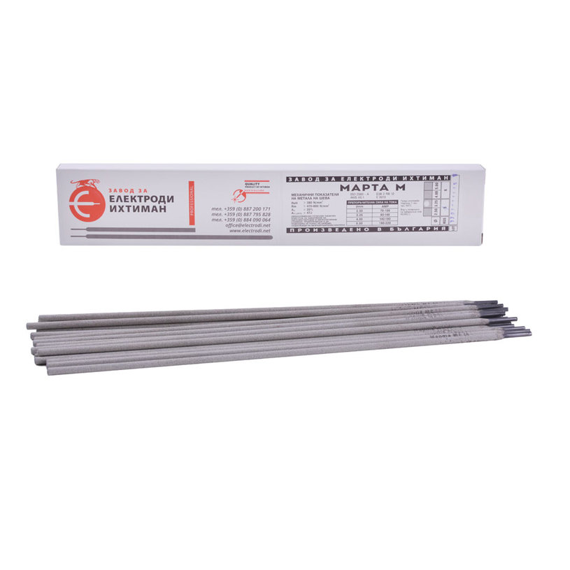 ЕЛЕКТРОДИ РУТИЛ.БАЗИЧЕН МАРТА-М Ф3.2 1KG ЕЛЕКТРОДИ РУТИЛ.БАЗИЧЕН МАРТА-М Ф3.2 1KG