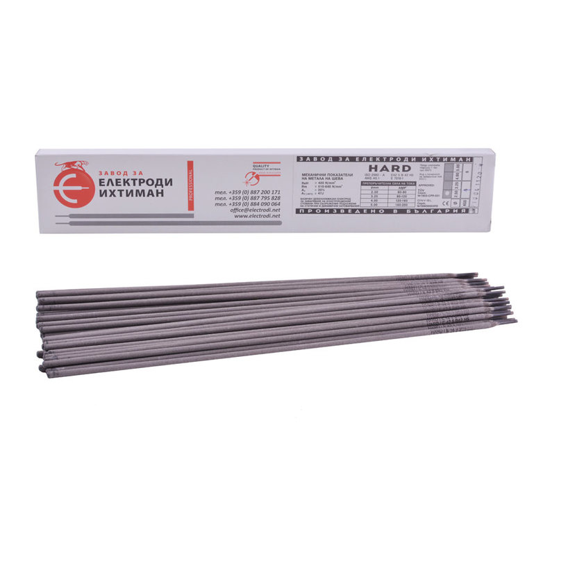 ЕЛЕКТРОДИ БАЗИЧНИ HARD Ф 2.5 Х 350 1 KG ЕЛЕКТРОДИ БАЗИЧНИ HARD Ф 2.5 Х 350 1 KG