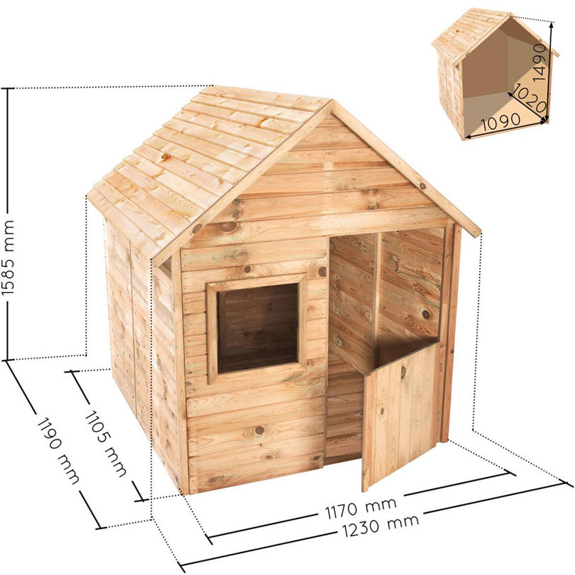 #ДЕТСКА КЪЩА 119x123x158cm MARINA #ДЕТСКА КЪЩА 119x123x158cm MARINA