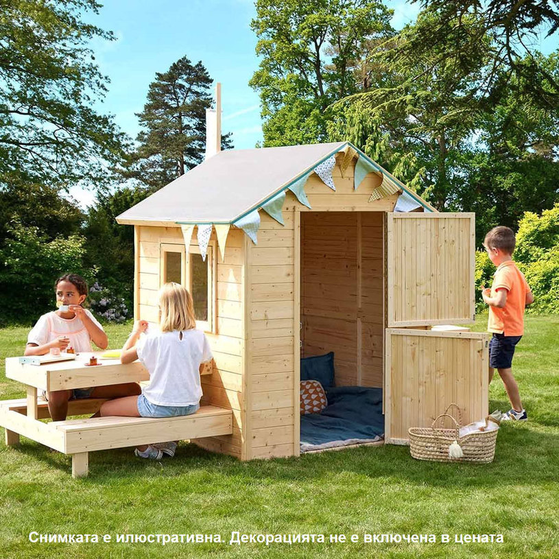 #ДЕТСКА КЪЩА 221x127x162cm TIANA #ДЕТСКА КЪЩА 221x127x162cm TIANA