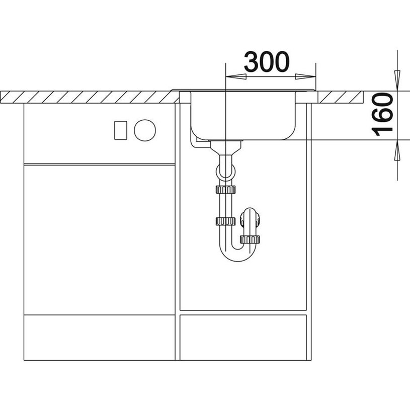 КУХНЕНСКА МИВКА TIPO 45 48Х50 СМ МАТ^^ КУХНЕНСКА МИВКА TIPO 45 48Х50 СМ МАТ^^