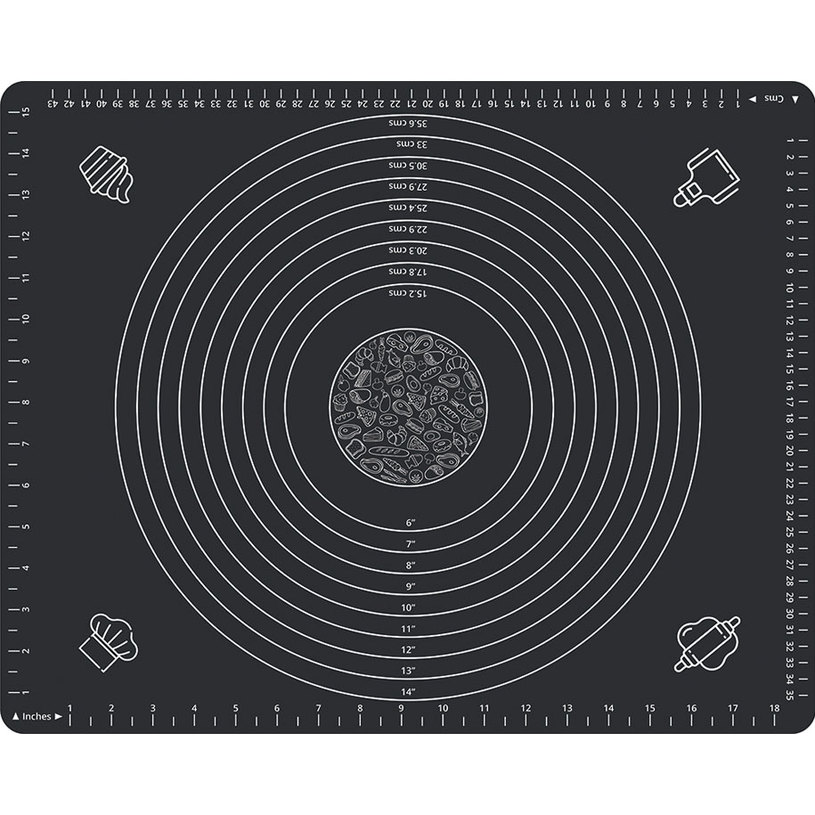 &ПОДЛОЖКА ЗА ТЕСТО 40X50 СМ СИЛИКОНОВА &ПОДЛОЖКА ЗА ТЕСТО 40X50 СМ СИЛИКОНОВА