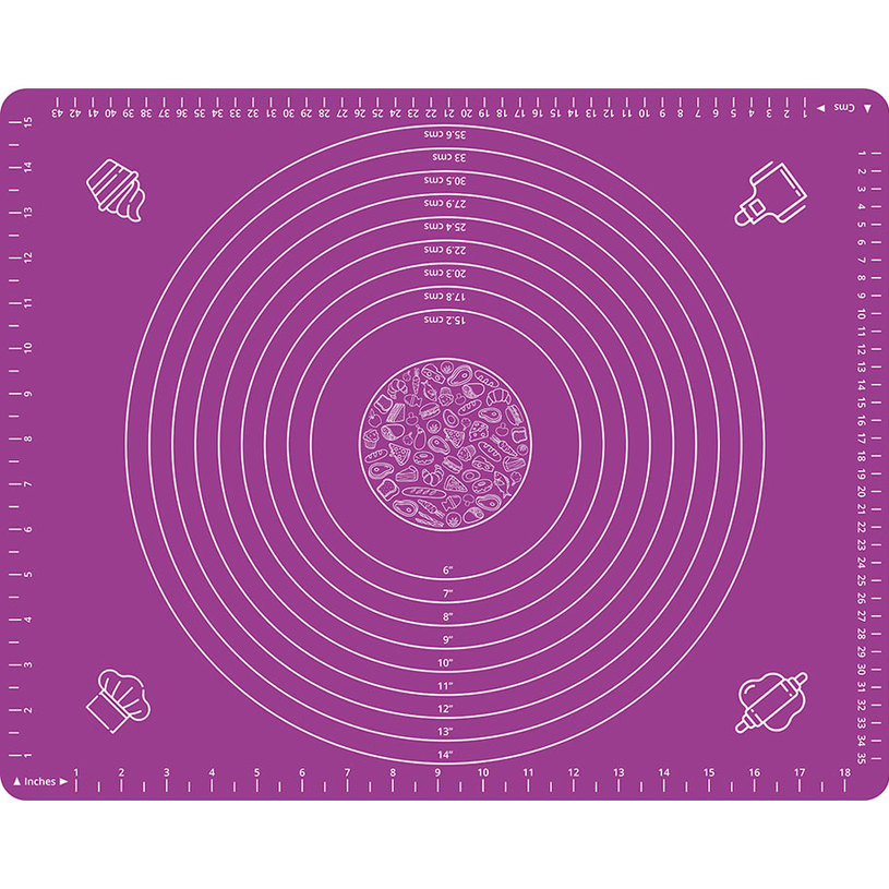 &ПОДЛОЖКА ЗА ТЕСТО 40X50 СМ СИЛИКОНОВА &ПОДЛОЖКА ЗА ТЕСТО 40X50 СМ СИЛИКОНОВА