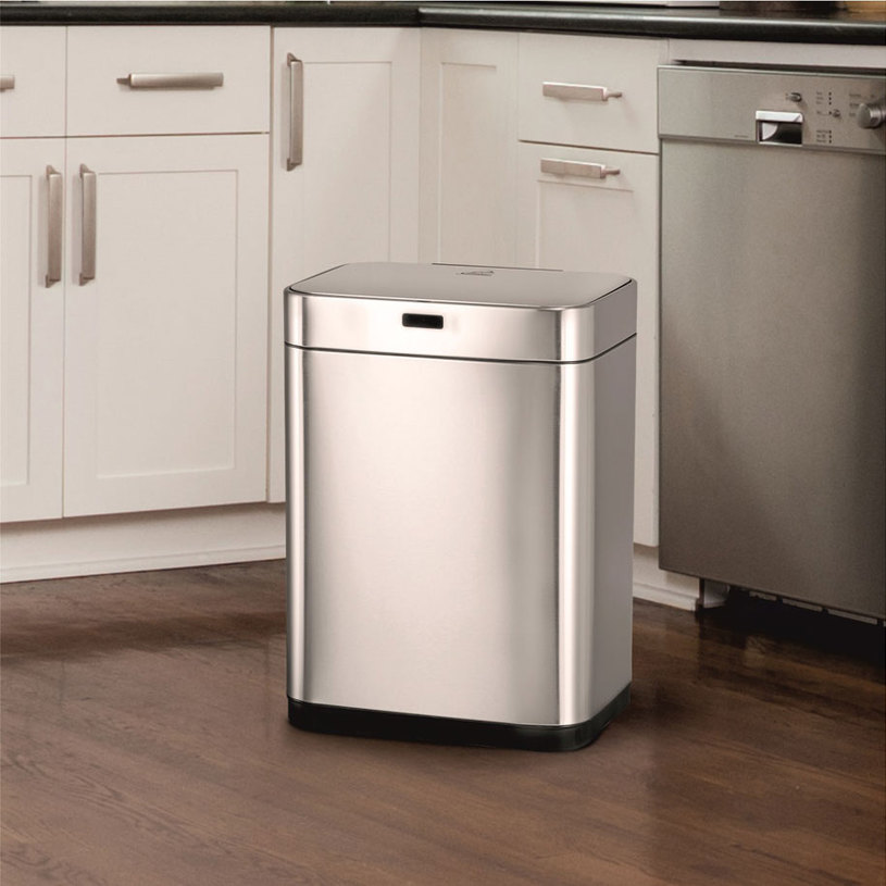 &КОШ ЗА ОТПАДЪЦИ СЪС СЕНЗОР 60 L ИНОКС@ &КОШ ЗА ОТПАДЪЦИ СЪС СЕНЗОР 60 L ИНОКС@