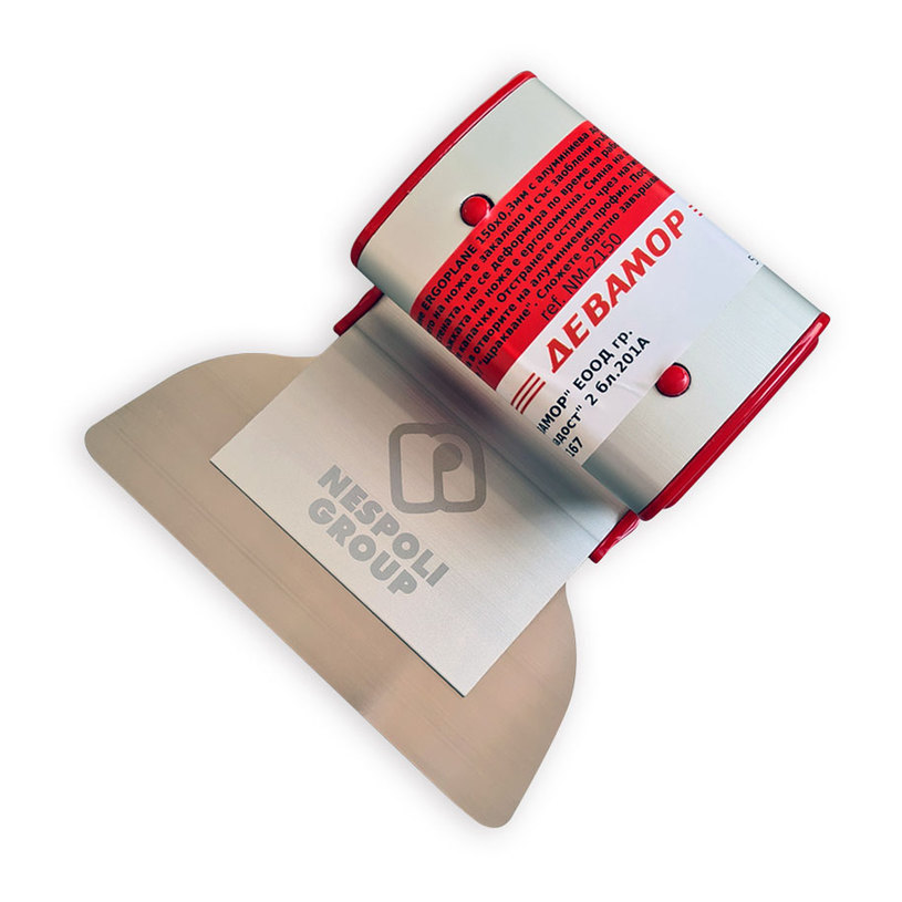 НОЖ ЗА ШПАКЛОВАНЕ АЛ. 0.3х150MM НОЖ ЗА ШПАКЛОВАНЕ АЛ. 0.3х150MM