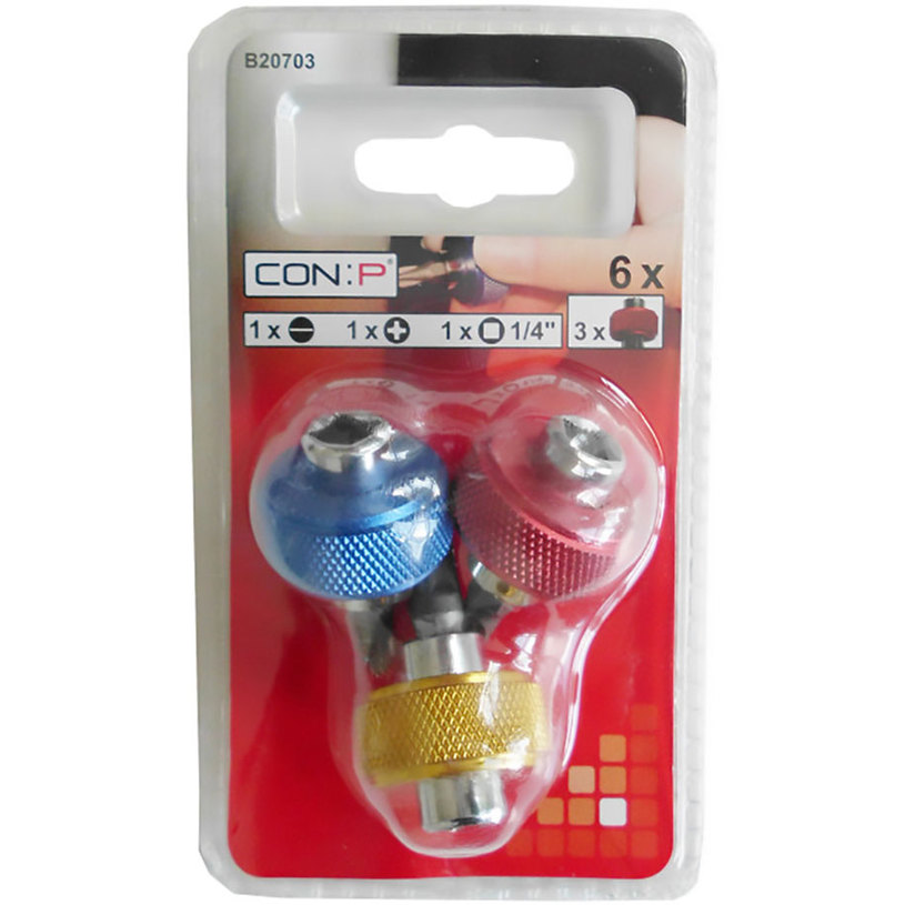 CON P МИНИ ТРЕСЧ.3 БР+2 БИТА+1/4" АДАПТ. CON P МИНИ ТРЕСЧ.3 БР+2 БИТА+1/4" АДАПТ.