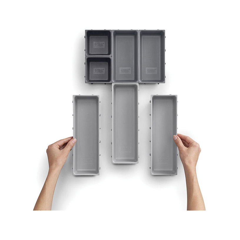 &SF ОРГАНАЙЗЕР ЗА ПРИБОРИ 7 ЧАСТИ СИВ &SF ОРГАНАЙЗЕР ЗА ПРИБОРИ 7 ЧАСТИ СИВ