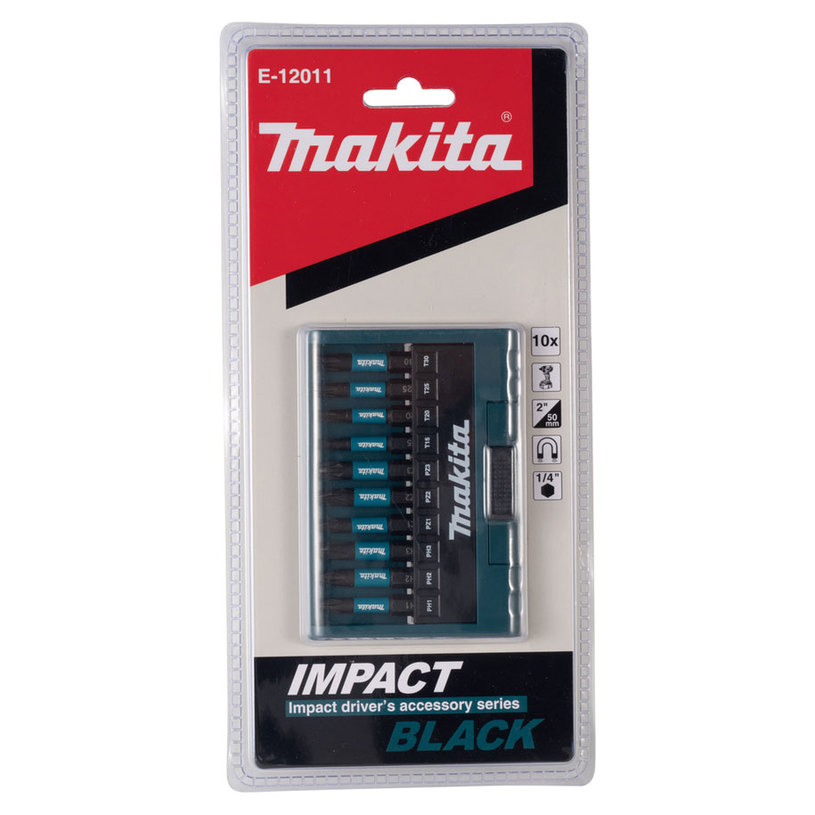 MAKITA К-КТ БИТОВЕ 10 БР IMPACT BLACK MAKITA К-КТ БИТОВЕ 10 БР IMPACT BLACK