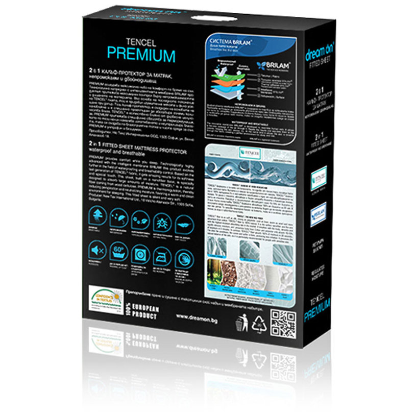 ПРОТЕКТОР DREAM ON TENCEL 90Х200 ПРОТЕКТОР DREAM ON TENCEL 90Х200