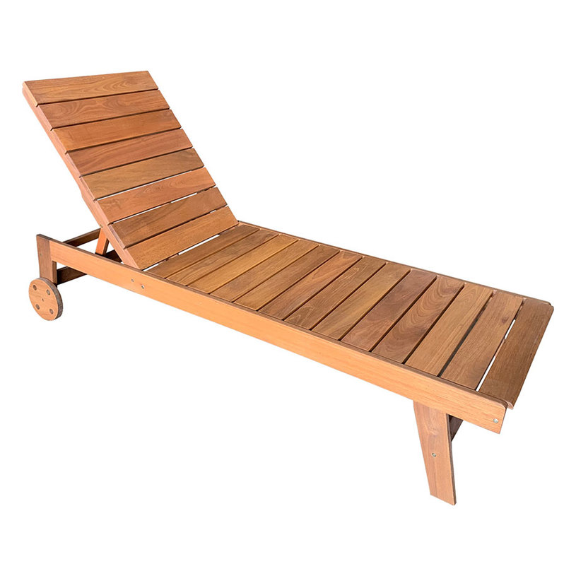 *ШЕЗЛОНГ С КОЛЕЛА MERANTI 209Х68Х101.5CM *ШЕЗЛОНГ С КОЛЕЛА MERANTI 209Х68Х101.5CM