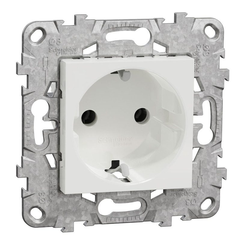 КОНТАКТ ШУКО БЯЛ UNICA КОНТАКТ ШУКО БЯЛ UNICA