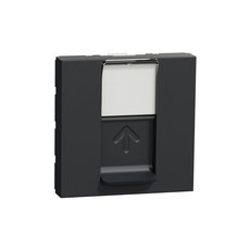 #РОЗЕТКА RJ45 2M М.РАМКА АНТРАЦИТ UNICA #РОЗЕТКА RJ45 2M М.РАМКА АНТРАЦИТ UNICA