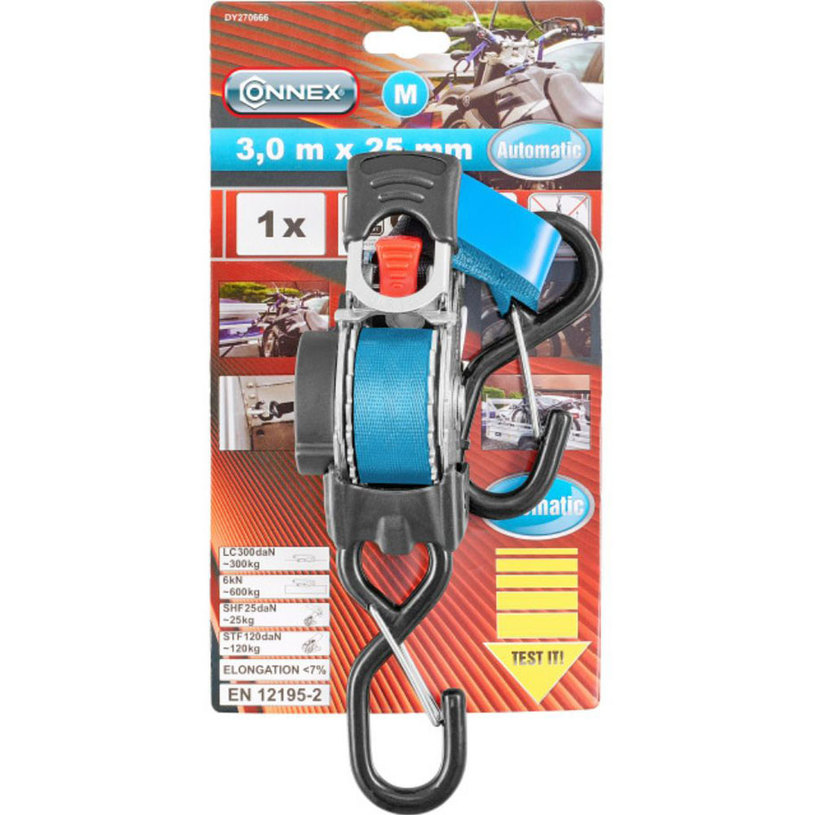 АВТОМАТИЧЕН КОЛАН 3МХ25MM S- КУКА 300КГ АВТОМАТИЧЕН КОЛАН 3МХ25MM S- КУКА 300КГ