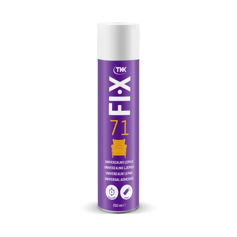 УНИВЕРСАЛНО СПРЕЙ ЛЕПИЛО FIX 71 250ML УНИВЕРСАЛНО СПРЕЙ ЛЕПИЛО FIX 71 250ML