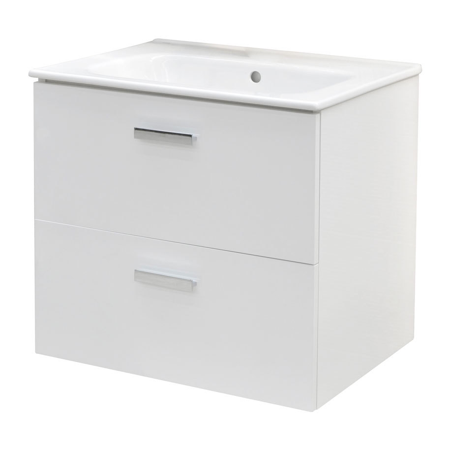 White MDF body for a bright bathroom