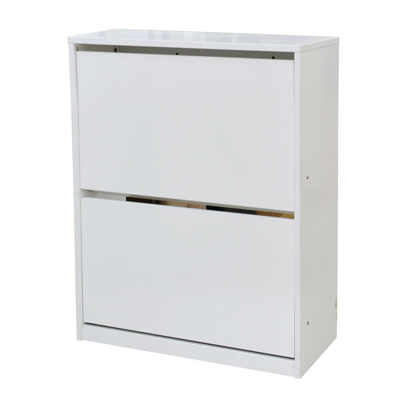 ШКАФ ЗА ОБУВК 2ВРАТИ 64х26х83 БЯЛ ГЛАНЦ ШКАФ ЗА ОБУВК 2ВРАТИ 64х26х83 БЯЛ ГЛАНЦ