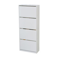 ШКАФ ЗА ОБУВК 4ВРАТИ 64х26х159 БЯЛ ГЛАНЦ ШКАФ ЗА ОБУВК 4ВРАТИ 64х26х159 БЯЛ ГЛАНЦ