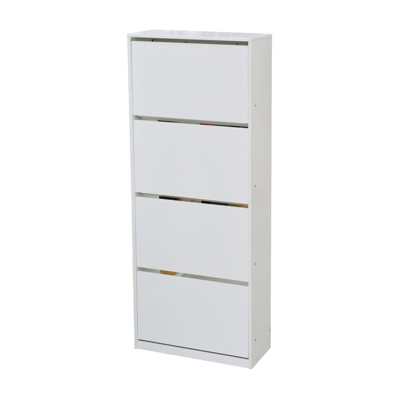 ШКАФ ЗА ОБУВК 4ВРАТИ 64х26х159 БЯЛ ГЛАНЦ ШКАФ ЗА ОБУВК 4ВРАТИ 64х26х159 БЯЛ ГЛАНЦ