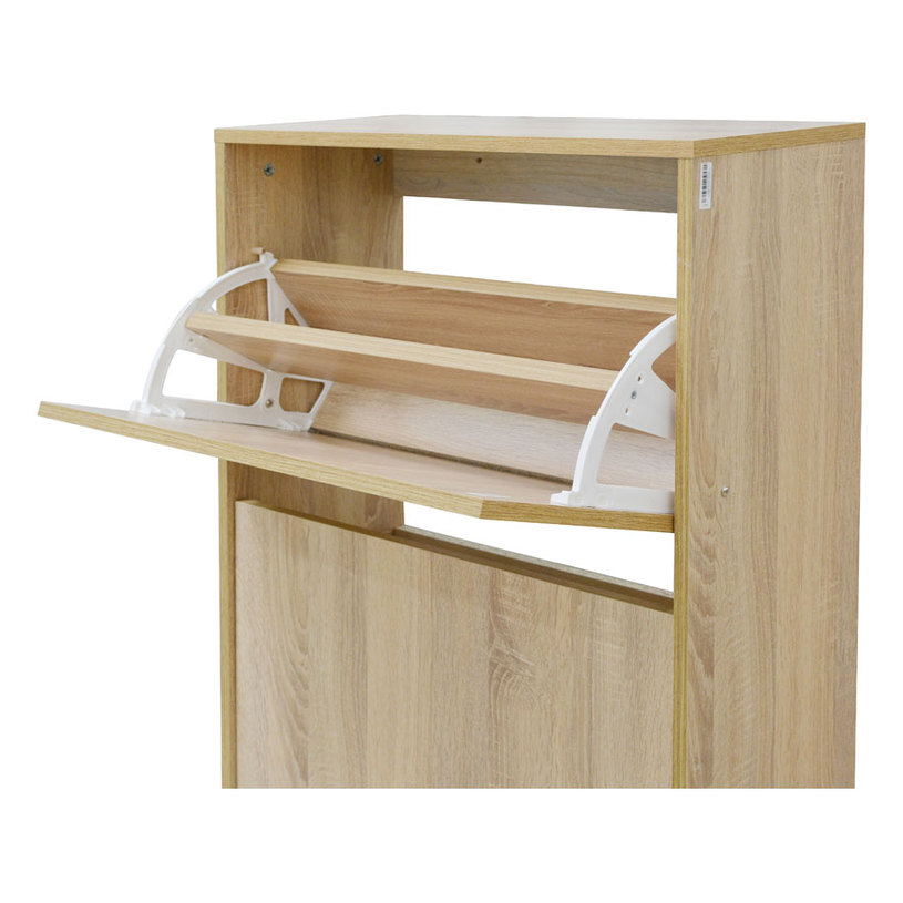 ШКАФ ЗА ОБУВК 3ВРАТИ 64х26х121 СОНОМА ШКАФ ЗА ОБУВК 3ВРАТИ 64х26х121 СОНОМА