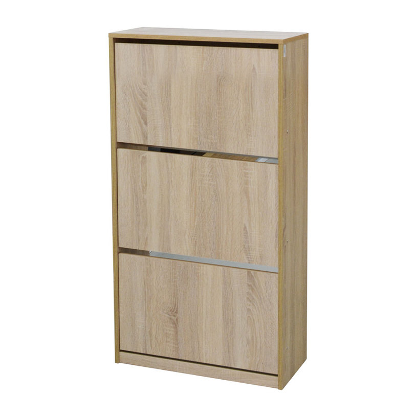 ШКАФ ЗА ОБУВК 3ВРАТИ 64х26х121 СОНОМА ШКАФ ЗА ОБУВК 3ВРАТИ 64х26х121 СОНОМА