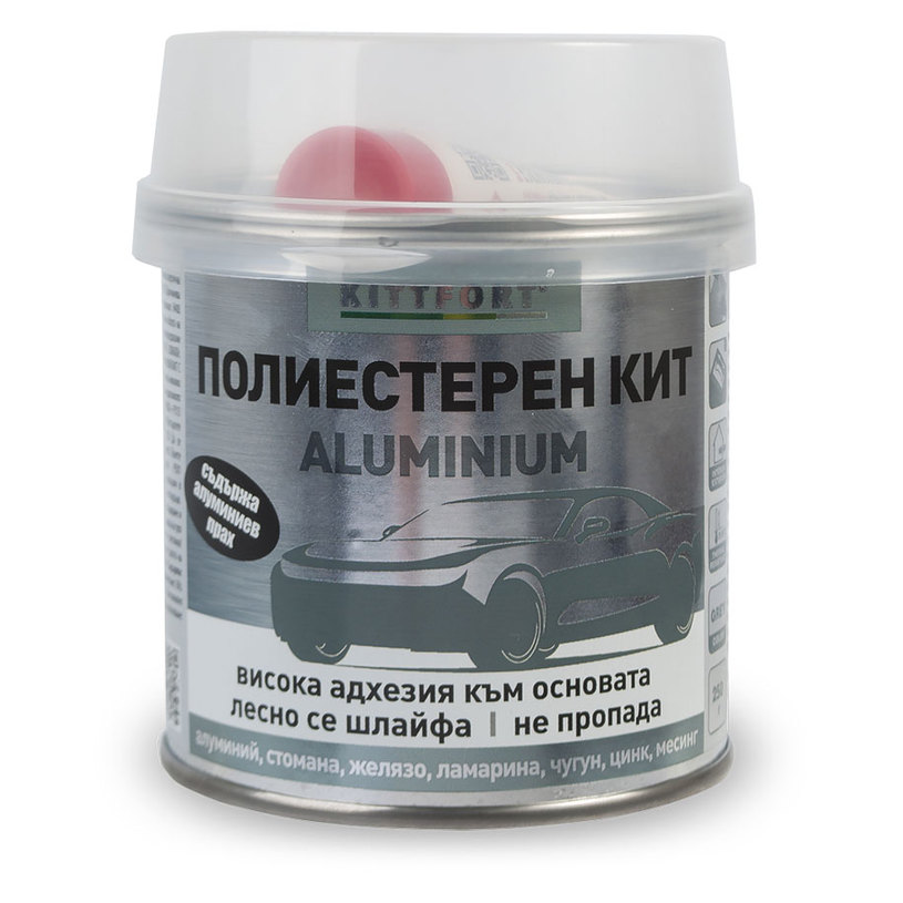КИТ ПОЛИЕСТЕРЕН АЛУМИНИЙ 250 g КИТ ПОЛИЕСТЕРЕН АЛУМИНИЙ 250 g