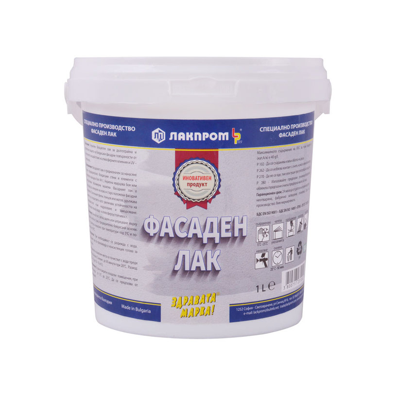 ФАСАДЕН ЛАК МАТ 1 L ФАСАДЕН ЛАК МАТ 1 L