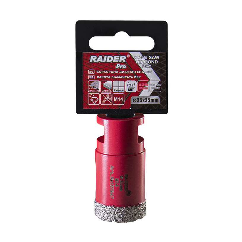 RAIDER PRO Боркорона Diamond Dry ф35mm RAIDER PRO Боркорона Diamond Dry ф35mm