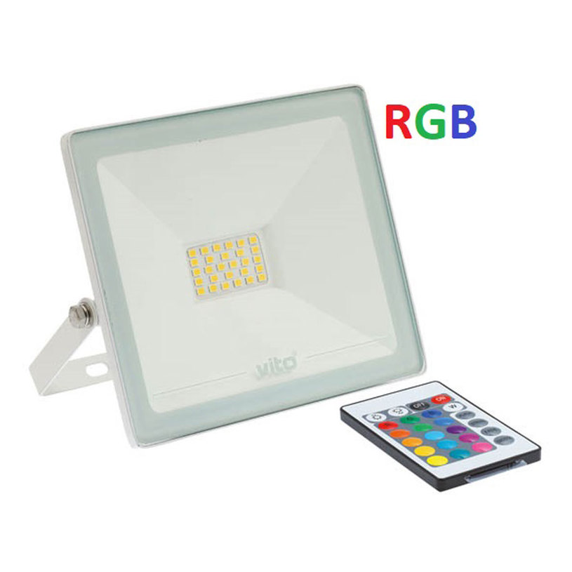 &LED ПРОЖЕКТОР INDUS 20W RGB+W VITO &LED ПРОЖЕКТОР INDUS 20W RGB+W VITO