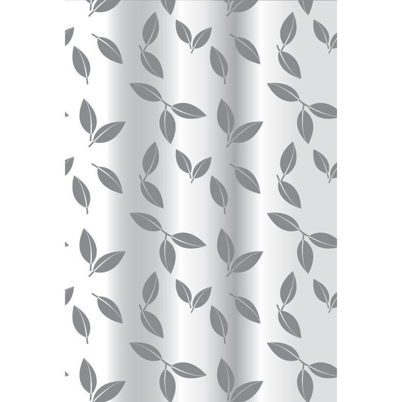 PEVA ЗАВЕСА ЗА БАНЯ СРЕБРИСТИ ЛИСТА МЕТ PEVA ЗАВЕСА ЗА БАНЯ СРЕБРИСТИ ЛИСТА МЕТ