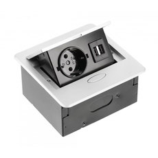 РАЗКЛОНИТЕЛ ЗА ВГРАЖДАНЕ ШУКО И 2XUSB A 1.5M КАБЕЛ СРЕБРО GTV AVARO РАЗКЛОНИТЕЛ ЗА ВГРАЖДАНЕ ШУКО И 2XUSB A 1.5M КАБЕЛ СРЕБРО GTV AVARO