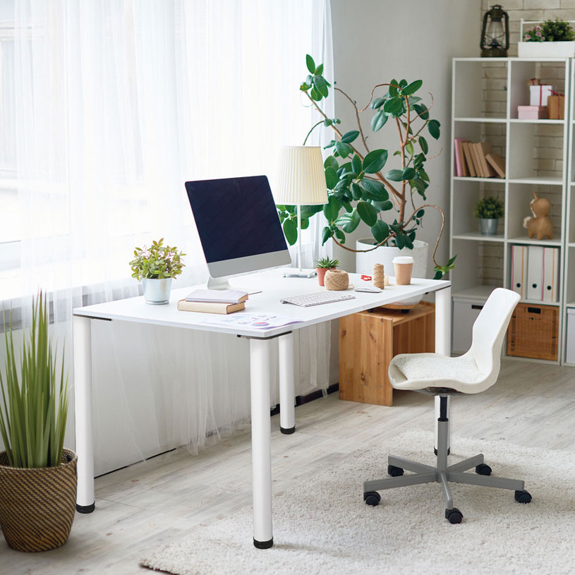 КРАК ЗА МАСА 710 ММ, БЯЛ, Ф60 ММ КРАК ЗА МАСА 710 ММ, БЯЛ, Ф60 ММ