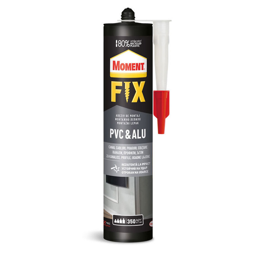 ЛЕПИЛО MOMENT FIX PVC & ALU 0.44KG ЛЕПИЛО MOMENT FIX PVC & ALU 0.44KG