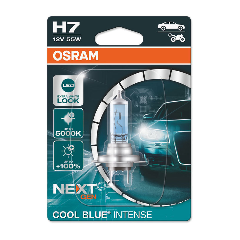 OSRAM COOL BLUE NEXT H7 12V 55W