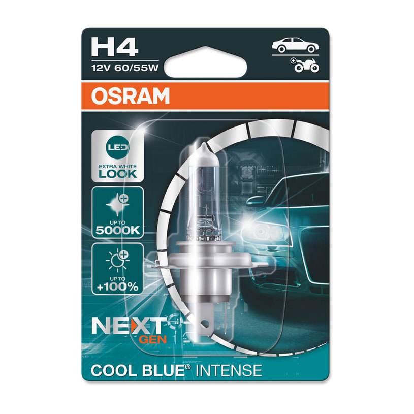 OSRAM COOL BLUE NEXT H4 12V 55W OSRAM COOL BLUE NEXT H4 12V 55W