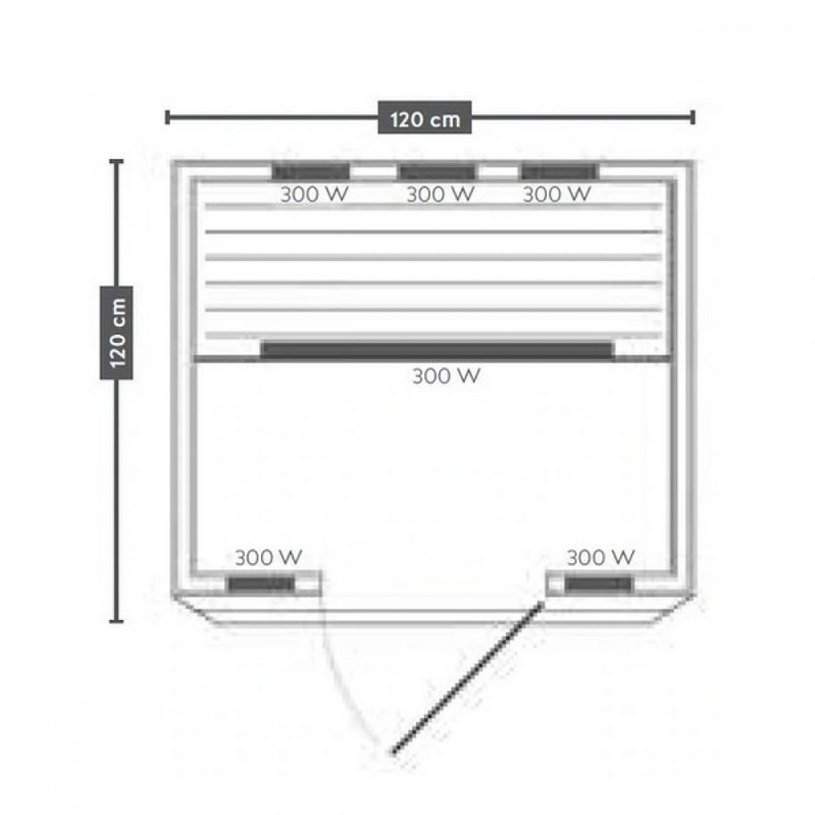 ИНФРАЧЕРВЕНА САУНА CARMEN 2 ИНФРАЧЕРВЕНА САУНА CARMEN 2