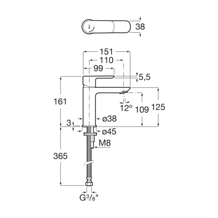Single-lever control for instant adjustment