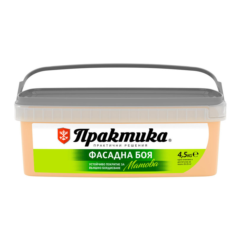 PRAKTIKA ФАСАДНА БОЯ МАНДАРИНА 4.5 kg PRAKTIKA ФАСАДНА БОЯ МАНДАРИНА 4.5 kg