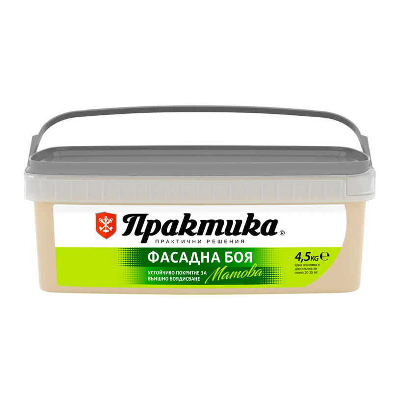 PRAKTIKA ФАСАДНА БОЯ КАФЕ 4.5 kg PRAKTIKA ФАСАДНА БОЯ КАФЕ 4.5 kg